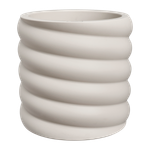 swirl 47cm linen white